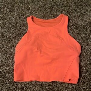 Lululemon high neck cropped tank top